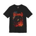 Hellraiser Graphic Tee — Dark Horror Skull & Flames Band-Style T-Shirt