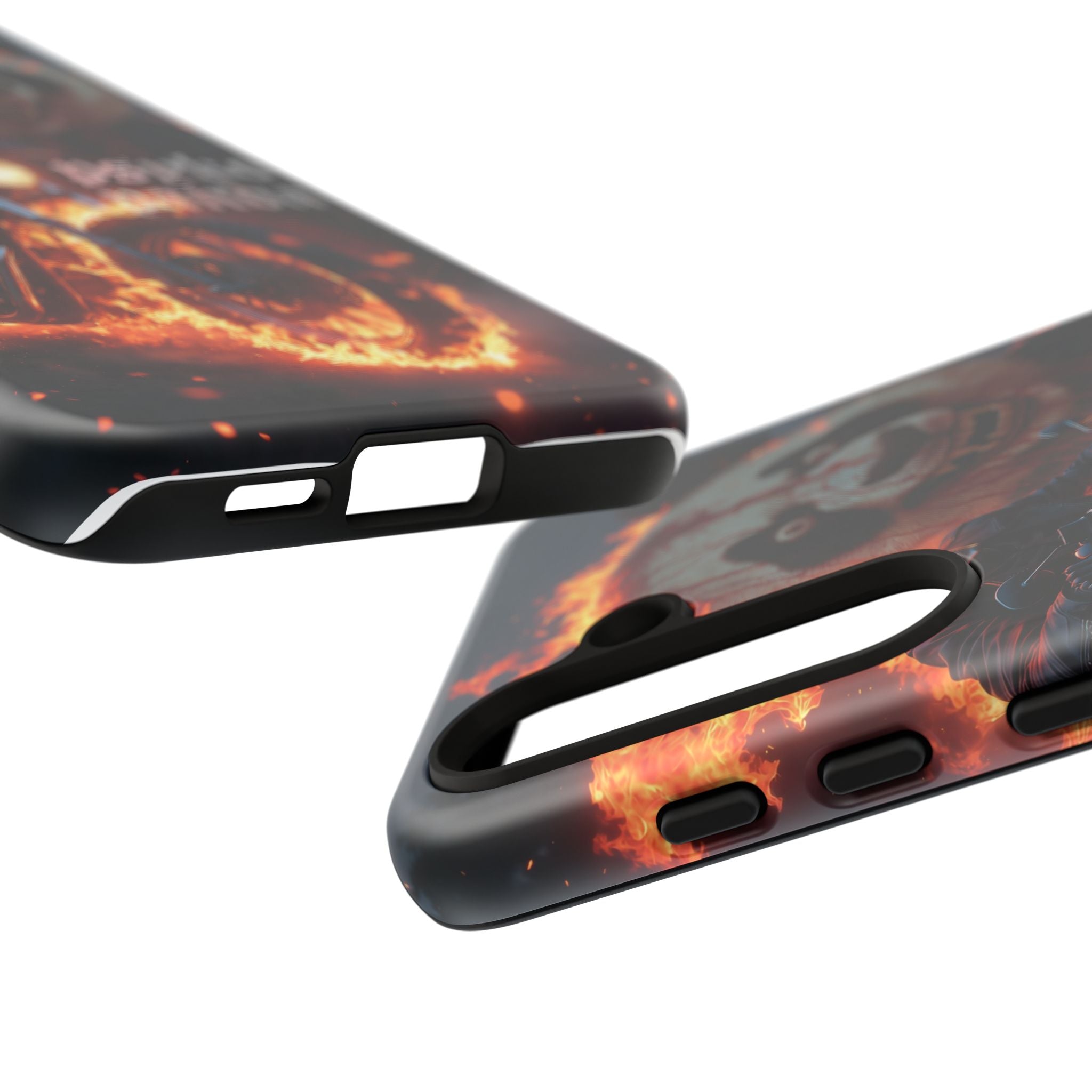 Psyko Panda Flaming Motorcycle Phone Case