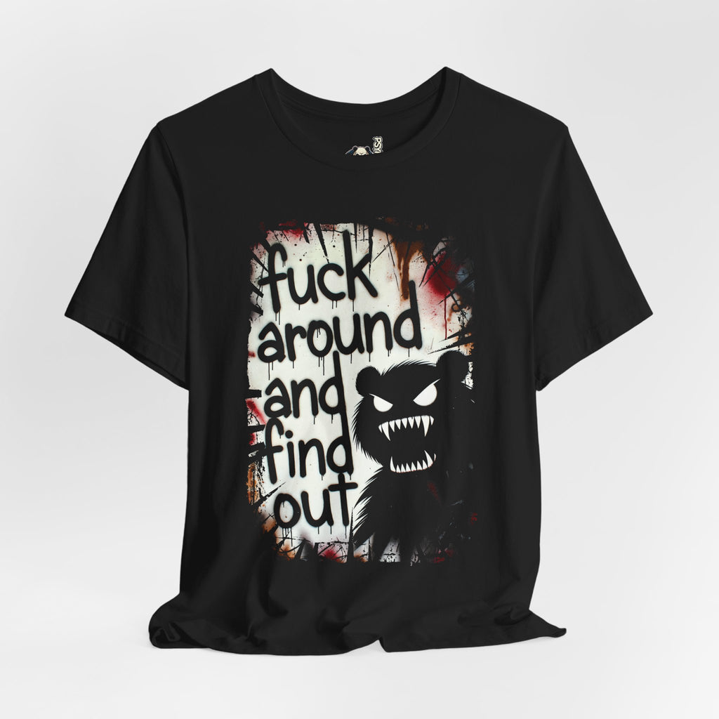 FAFO — Dark Horror Band-Style T-Shirt